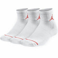 Sports Socks Jordan JORDAN JUMPMAN WJ0009 001 White 3 pairs