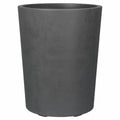 Vaso Deroma Millennium R Grigio Antracite Plastica Plastica riciclata Rotondo Vaso