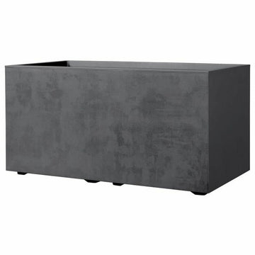 Vaso Autoirrigante Deroma Antracite 79 cm Plastica Rettangolare