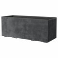 Vaso Deroma Antracite 99 cm Plastica Rettangolare Moderno