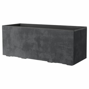 Vaso Deroma Antracite 99 cm Plastica Rettangolare Moderno