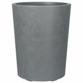 Vaso Deroma Grigio Plastica Rotondo Cilindro