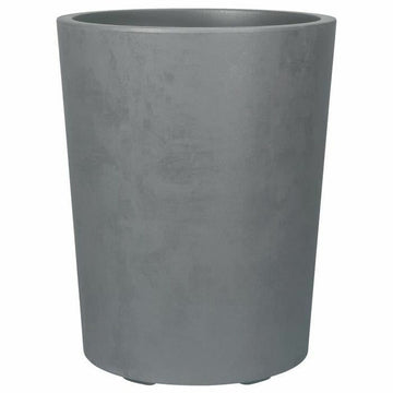 Vaso Deroma Grigio Plastica Rotondo Cilindro