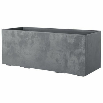 Vaso Autoirrigante Deroma Grigio 99 cm Plastica Rettangolare