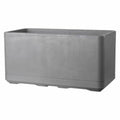 Vaso Autoirrigante Deroma Grigio 78 x 38 x 39 cm Plastica Rettangolare Ø 78 cm