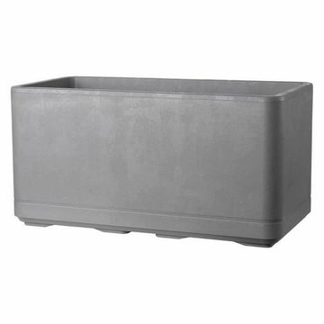 Vaso Autoirrigante Deroma Grigio 78 x 38 x 39 cm Plastica Rettangolare Ø 78 cm