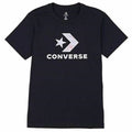 Maglia a Maniche Corte Donna Converse Seasonal Star Chevron Nero