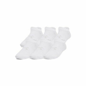 Calzini Sportivi Under Armour Essential No Show Bianco