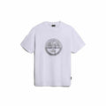Short-sleeve Sports T-shirt Napapijri S-Bollo Ss 1  White
