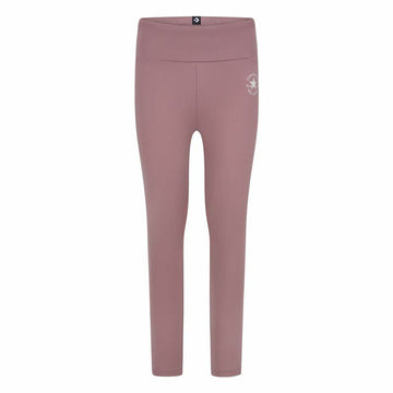 Leggings Sportivi per Bambini Converse Chuck Patch Salmone