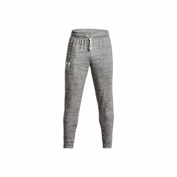 Pantalone Lungo Sportivo Under Armour Rival Terry Grigio Uomo Fitness