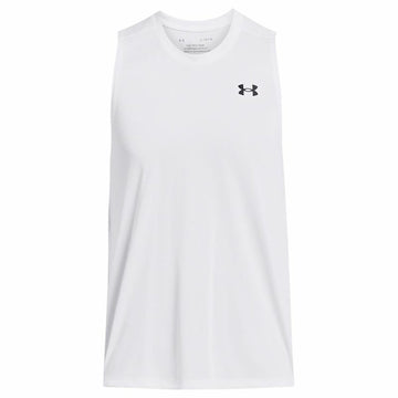 Maglia Smanicata da Uomo Under Armour Tech Tank Bianco