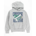 Felpa con Cappuccio Bambino Converse CNVB ALL STAR SNEAKER GFX HOOD 9CG903 042 Grigio