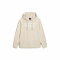 Felpa con Cappuccio Donna Vans Drop V Logo Beige