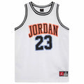 Maglia da basket Jordan Bianco