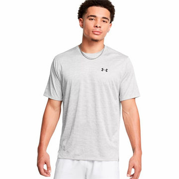 Maglia a Maniche Corte Uomo Under Armour Tech Vent Ss Grigio chiaro