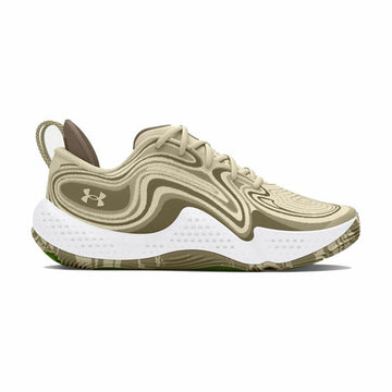 Scarpe da Basket per Adulti Under Armour Spawn 6 Camo Oliva Marrone Chiaro