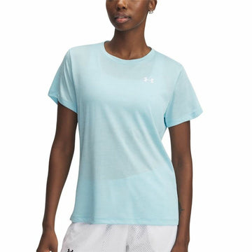 Maglia a Maniche Corte Donna Under Armour Tech Blu cielo