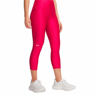 Leggings Sportivo da Donna Under Armour Tech Hi Capri Rosa