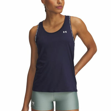 Women's Sleeveless T-shirt Under Armour Tech Navy Blue (S)