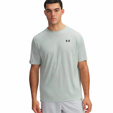 Maglia a Maniche Corte Uomo Under Armour Tech Azzurro
