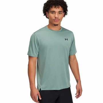 Maglia a Maniche Corte Uomo Under Armour Tech Azzurro