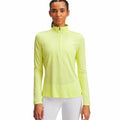 Maglia a maniche lunghe da donna Under Armour Tech 1/2 Zip Giallo