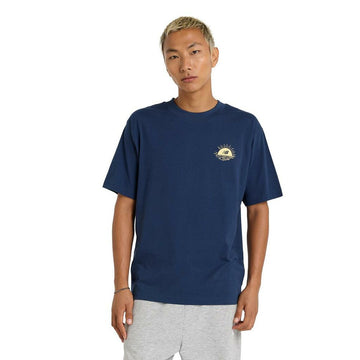 Maglia a Maniche Corte Uomo New Balance LOB BOT SS MT51923 NNY Blu Marino