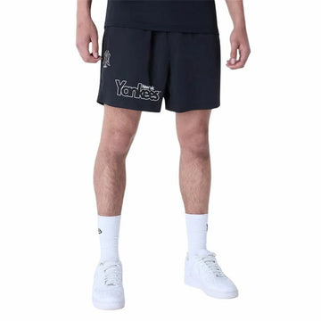 Pantaloncini da Pallacanestro da Uomo New Era New York Yankees MLB Nero