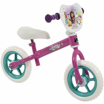 Bicicletta per Bambini Gabby's Dollhouse 103 Bianco Rosa Porpora 10"