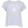 Maglia a Maniche Corte per Bambini Converse Mix Flyaway Grigio chiaro