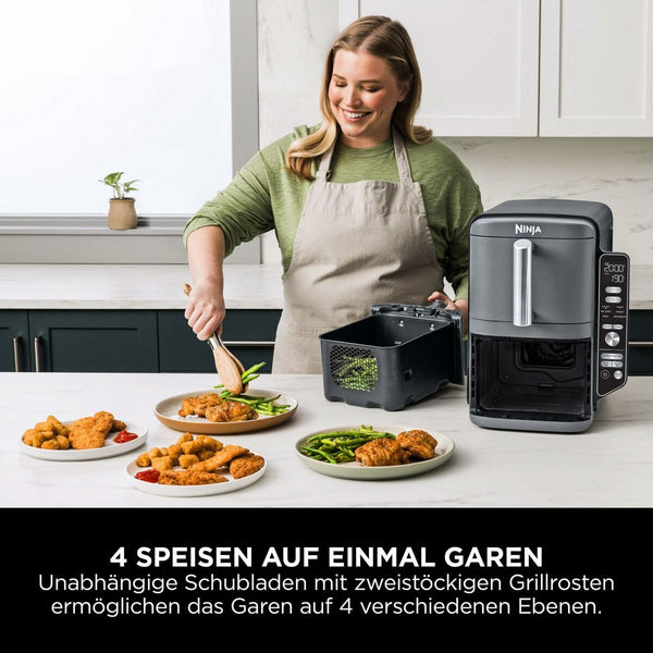 Friggitrice ad Aria NINJA SL400EU 9,5 L Grigio - Augustea Shop