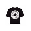 Maglia a Maniche Corte per Bambini Converse Signature Chuck Patch Boxy Tee Nero