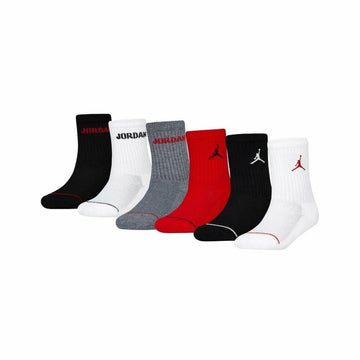 Pacco di calzini Jordan JHB JORDAN LEGEND ANKLE BJ0342 RK2 Nero Multicolore Per bambini 6 Pezzi