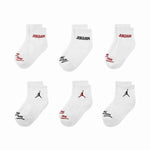 Pacco di calzini Jordan JHB JORDAN LEGEND ANKLE BJ0342 001 Bianco Per bambini 6 Pezzi
