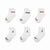 Pacco di calzini Jordan JHB JORDAN LEGEND ANKLE BJ0342 001 Bianco Per bambini 6 Pezzi