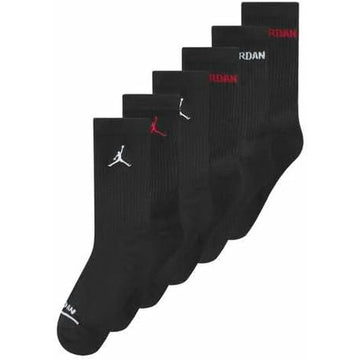 Calzini Sportivi Jordan JHB JORDAN LEGEND CREW 6PK BJ0343 023 Nero Per bambini 6 Unità