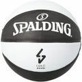Pallone da Basket Spalding Asvel Sz7 Bianco Nero (Taglia 7)
