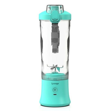 Cup Blender Sponge 703674402223 Transparent Turquoise 600 ml