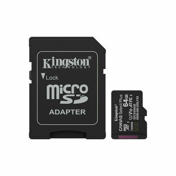 Micro SD Memory Card with Adaptor Kingston SDCS3/64GB