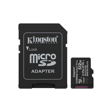 Micro SD Memory Card with Adaptor Kingston SDCS3/512GB
