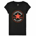 Maglia a Maniche Corte per Bambini Converse CHUCK PATCH TEE 468992 A3J Nero