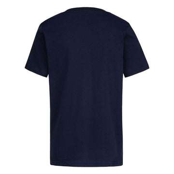 Maglia a Maniche Corte per Bambini Converse CNVB CHUCK PATCH TEE 966500 BA0 Blu Marino