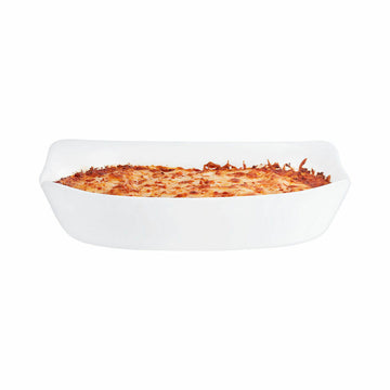 Oven Dish Luminarc Smart Cuisine White Glass 34 x 25 cm