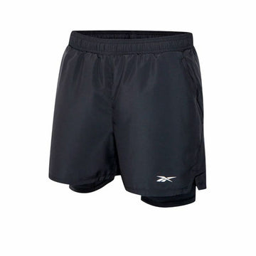 Pantaloncino Sportivo Reebok Athlete Hype 2-In-1 Nero