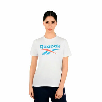 Maglia a Maniche Corte Donna Reebok Reebok Identity Bianco