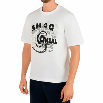 Maglia a Maniche Corte Uomo Reebok Gs Hs Shaq Spiral Te Bianco