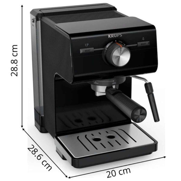 Caffettiera Express a Leva Krups Authentic XP381810 Nero 1100 W