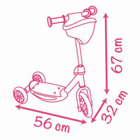Monopattino Smoby Rosa