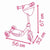 Monopattino Smoby Rosa